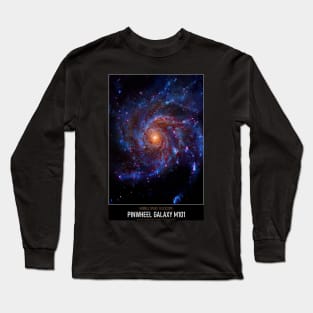 High Resolution Astronomy Pinwheel Galaxy M101 Long Sleeve T-Shirt